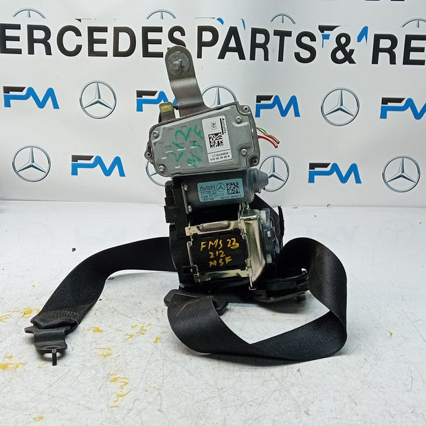 MERCEDES E CLASS W212  SEAT BELT FRONT LEFT PASSENGER SIDE A2128607585 FMS23 NSF