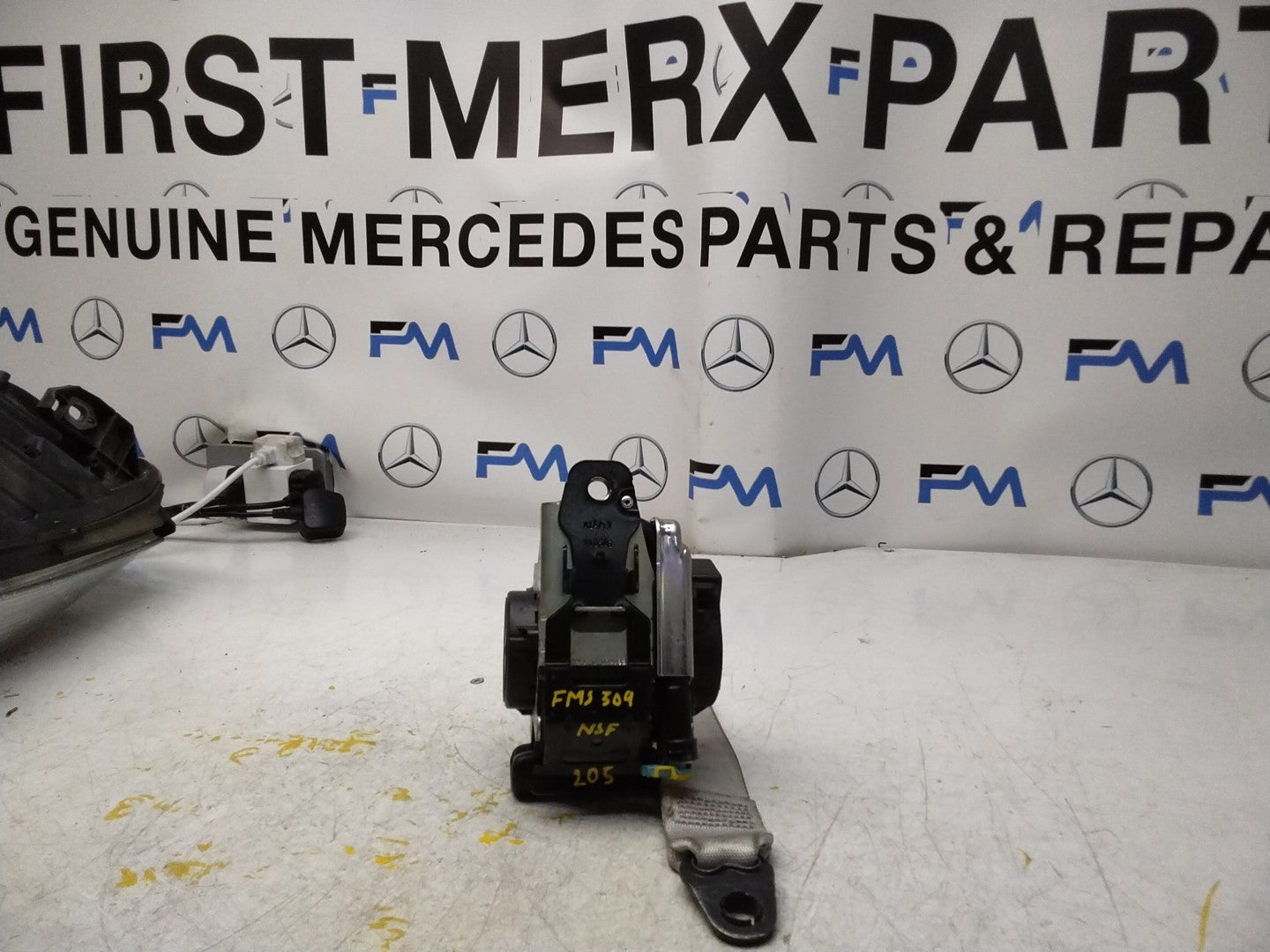 MERCEDES-BENZ C COUPE C205 W205  FRONT LEFT SEATBELT A2058601501 FMS309 NSF 