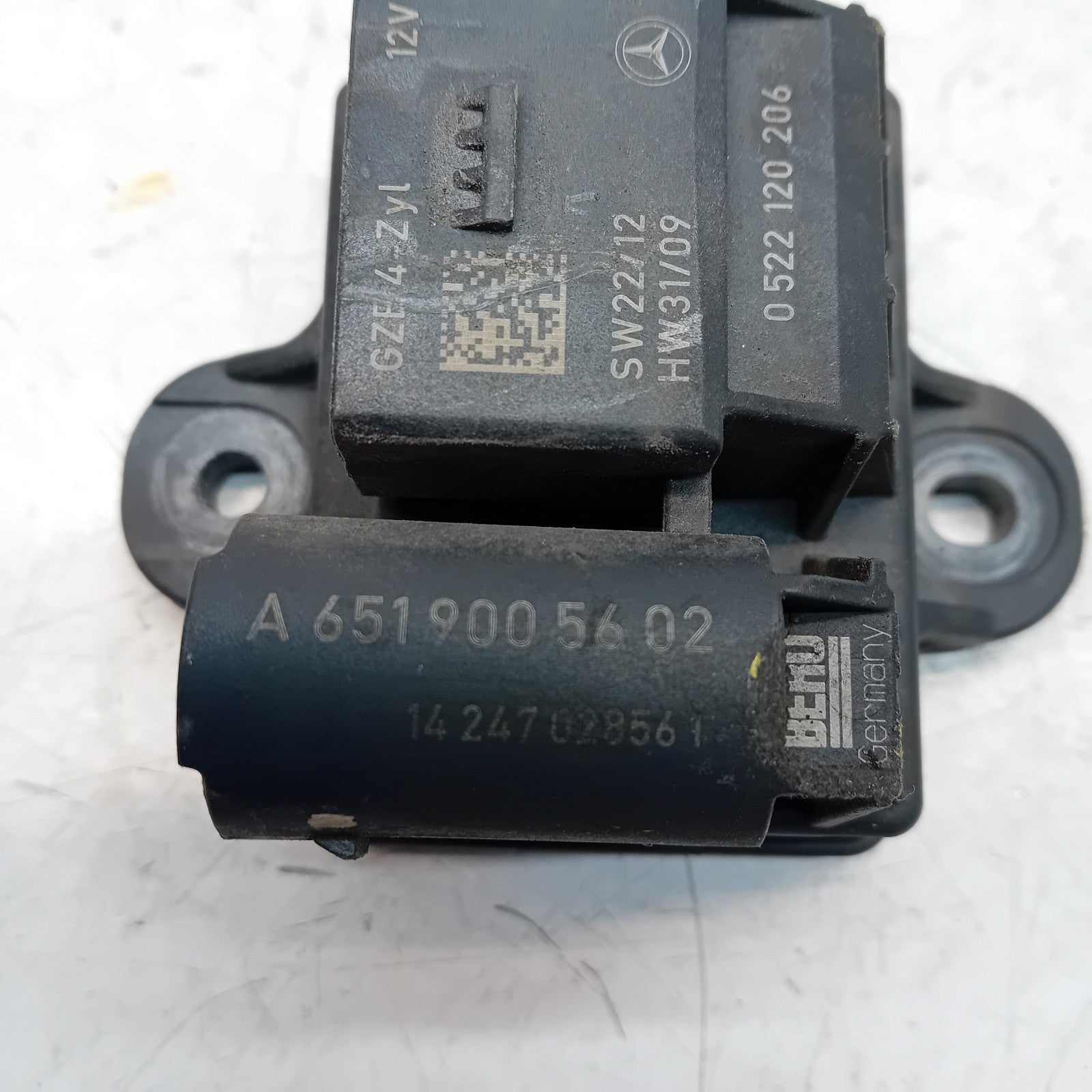 MERCEDES C CLASS W204 Glow Time Plug Relay A6519005602 FM00855