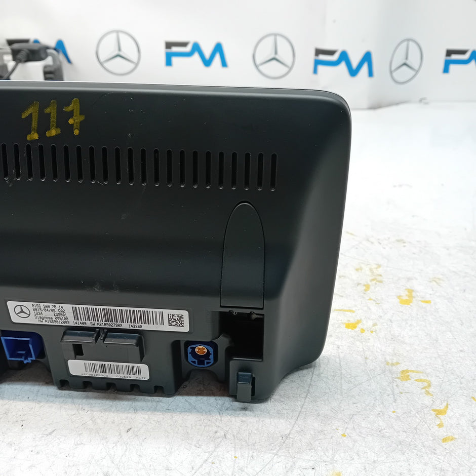 MERCEDES CLA W117 W166 DISPLAY SCREEN CLUSTER A1669007814 2015 FM00886