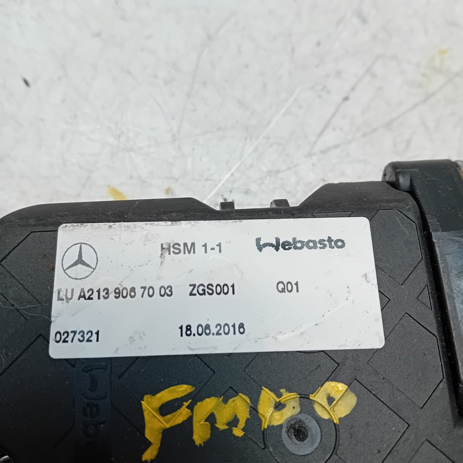 MERCEDES BENZ E-CLASS W213 2016 SUNROOF MOTOR  A2139067003 FM00941
