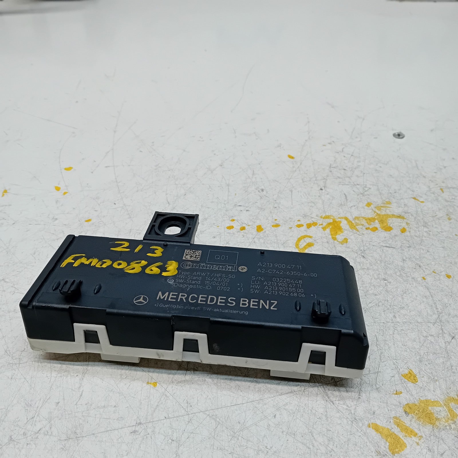 MERCEDES E-CLASS TAILGATE CONTROL MODULE W213 A2139004711 FM00863