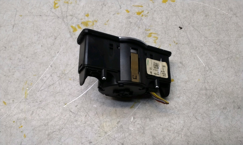 MERCEDES E-CLASS W212 HEADLIGHT CONTROL SWITCH 2012 A2129056800 FM001023