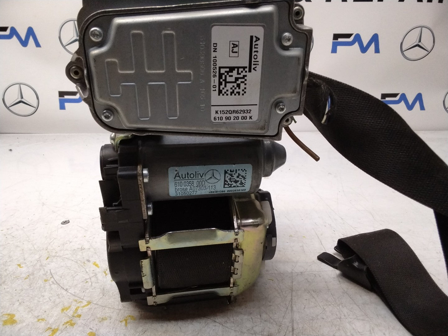 MERCEDES E CLASS W207 SEAT BELT FRONT LEFT PASSENGER A2078604185 FMS445 NSF