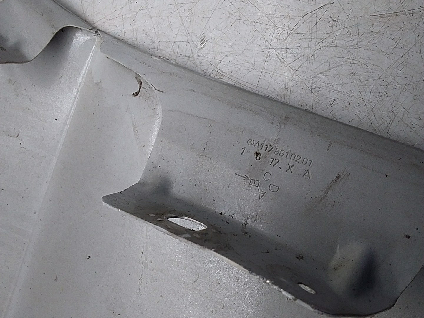 MERCEDES  BENZ CLA W117 OS RIGHT DRIVER SIDE WINGS  FMW14  A1178810201 (DAMAGED)