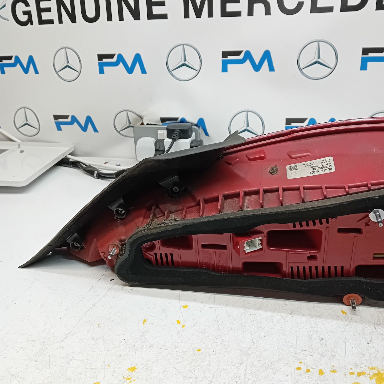 MERCEDES CLA W117 PASSENGER SIDE NS REAR TAIL LIGHT A1179060501 2017 FMT00879