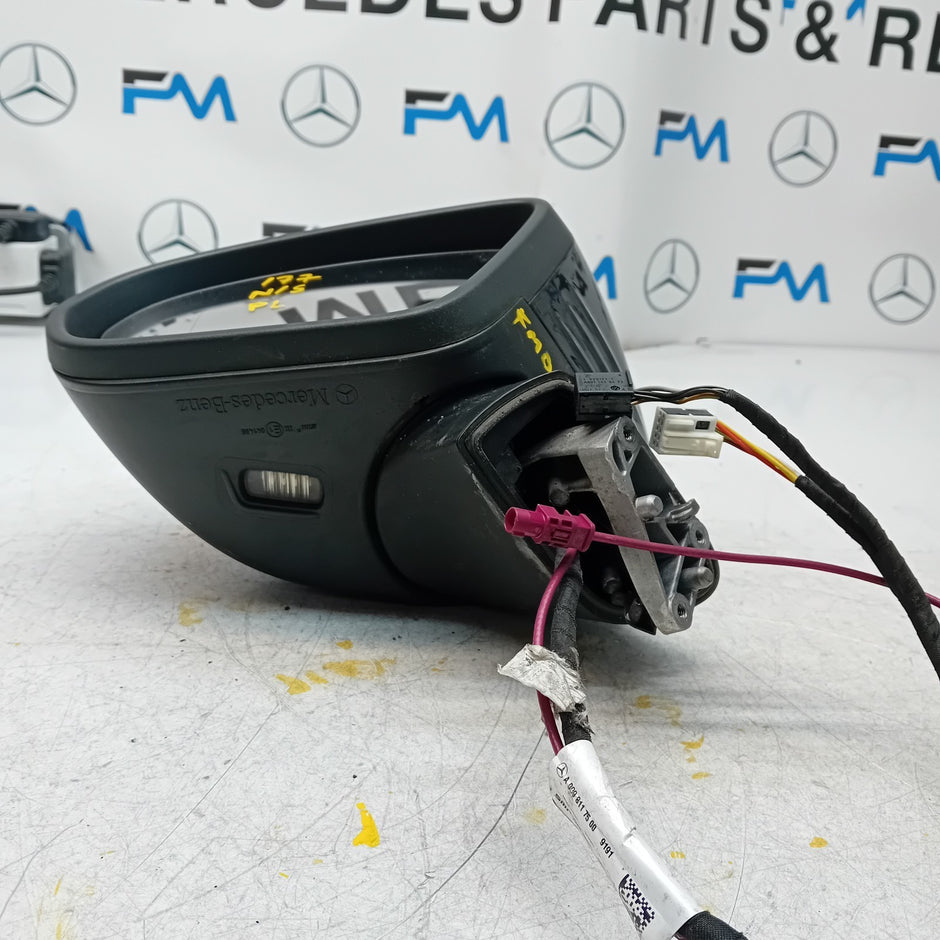 MERCEDES A Class W177 Passenger Side Wing Mirror A1778109902 Black PL FM0010064