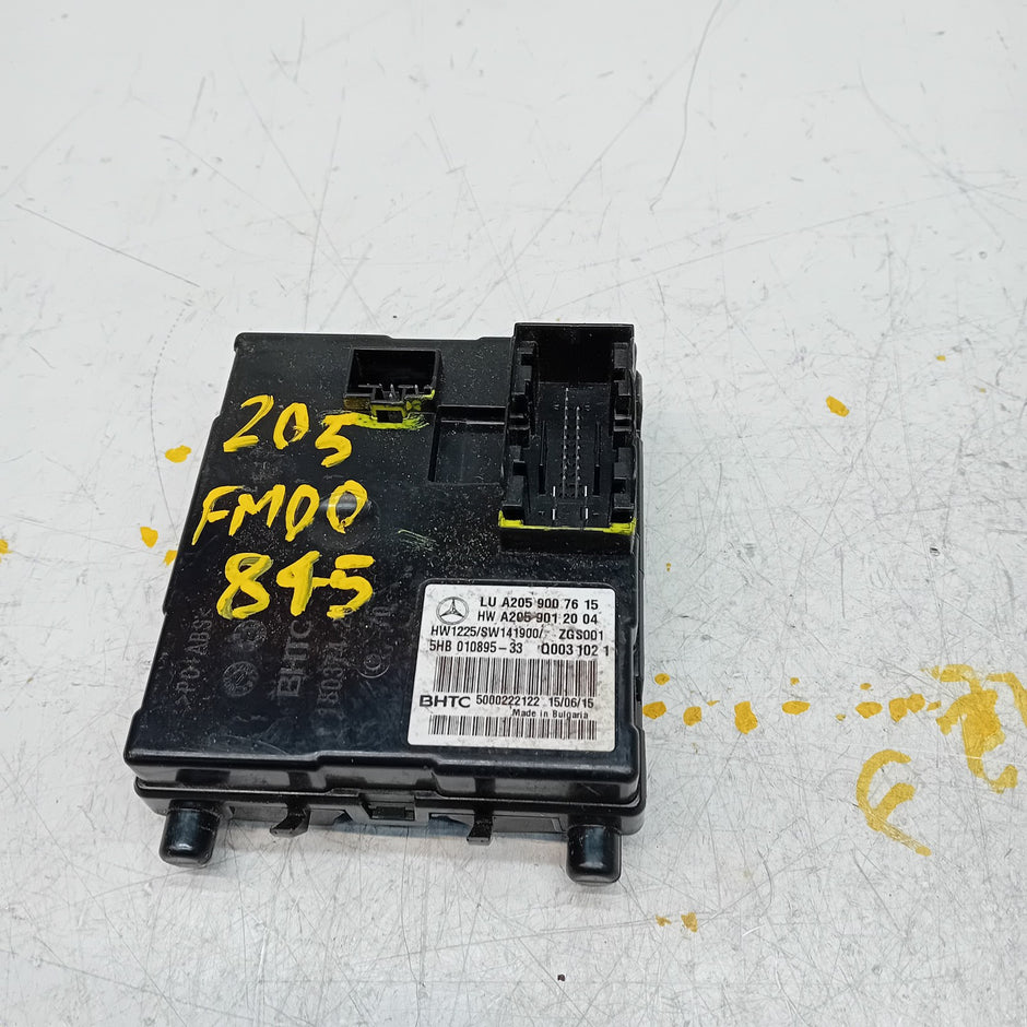 MERCEDES C CLASS 2015 W205 AIR CONDITIONING CONTROL MODULE A2059007615 FM00845