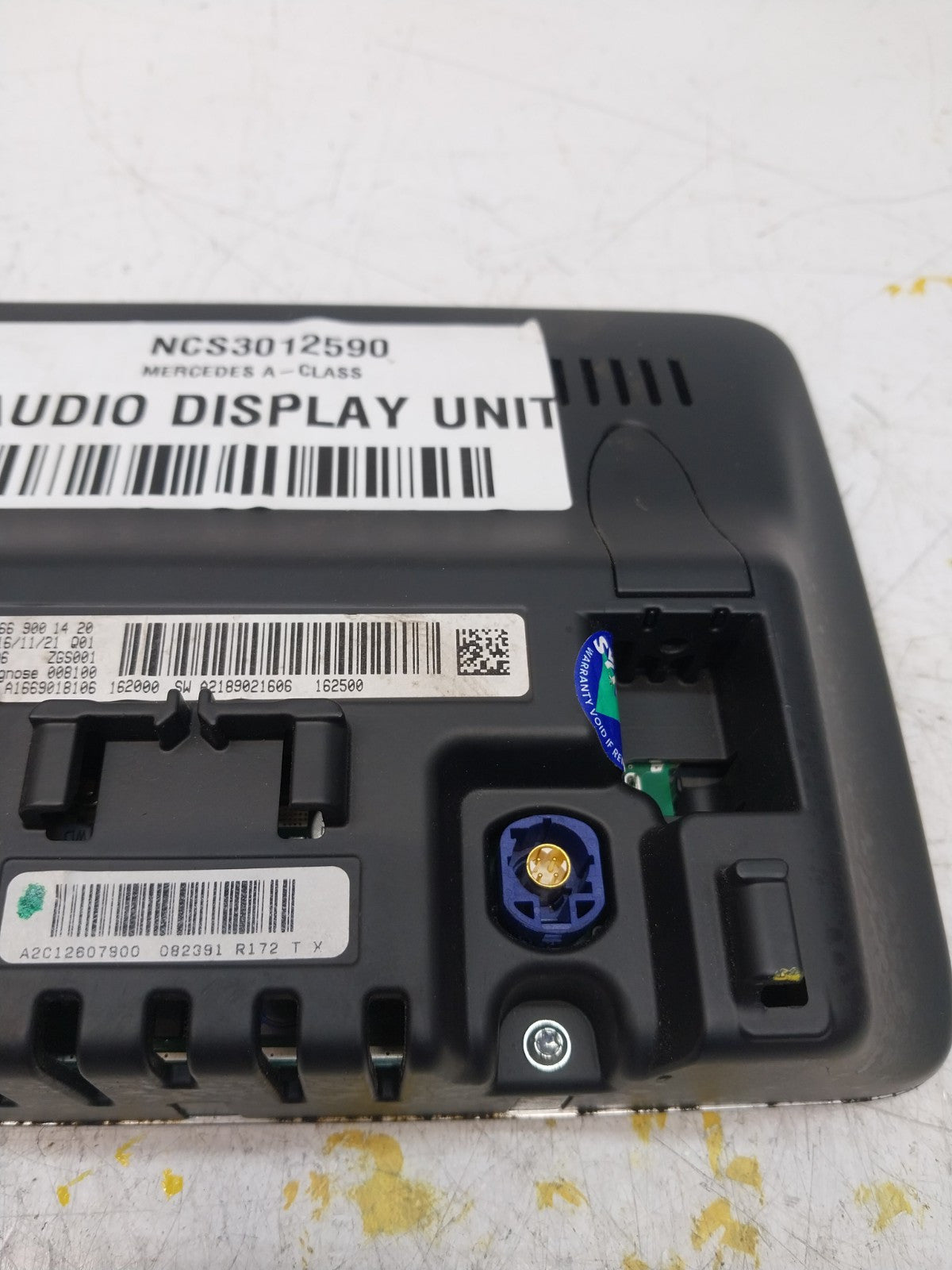 MERCEDES M-CLASS W166 DISPLAY SCREEN A1669001420 2016 FM00716