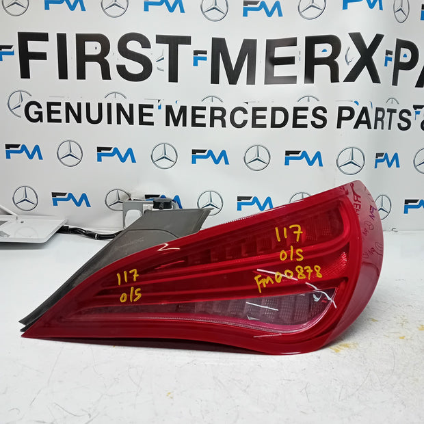 MERCEDES CLA W117 DRIVER SIDE OS REAR TAIL LIGHT A1179060601 2017 FMT00878