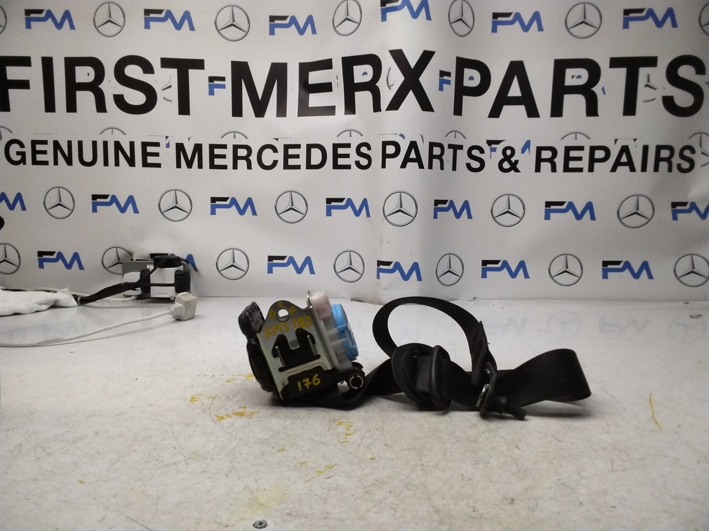 MERCEDES A CLASS SEAT BELT FRONT RIGHT A1768600285 W176 FMS183 OSF