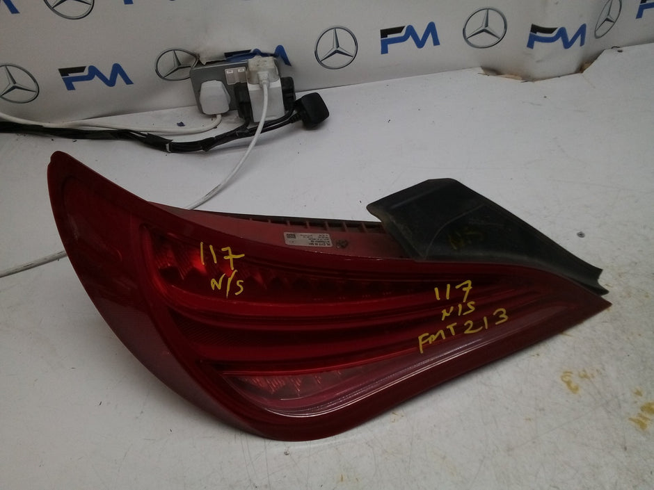 MERCEDES CLA W117 PASSENGER SIDE LEFT NS REAR TAIL LIGHT A1179060501 2015 FMT213