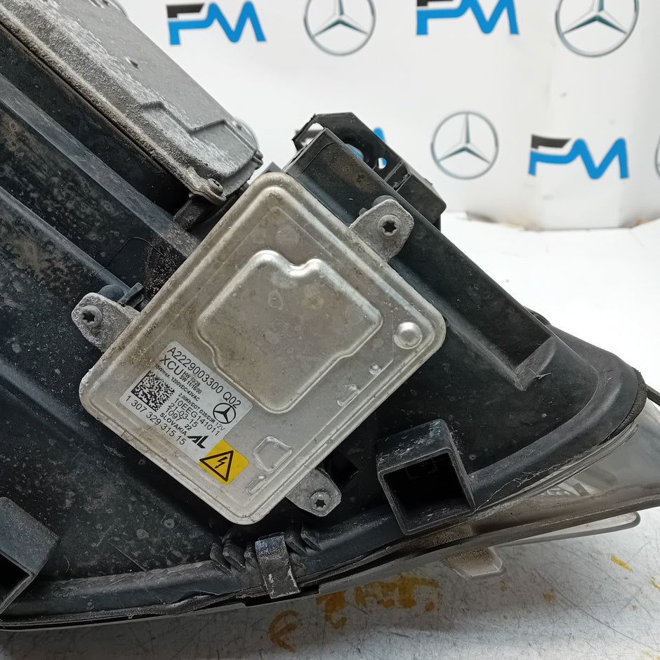 MERCEDES CLA-CLASS HEADLIGHT PASSENGER NS  LEFT A1179065300 2015 BI-XENON FMH178
