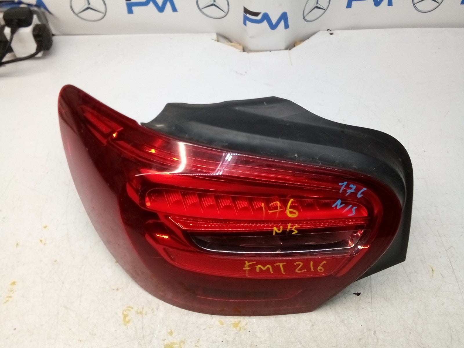 MERCEDES A-CLASS W176 PASSENGER SIDE LEFT NS REAR TAIL LIGHT A1769064800 FMT216