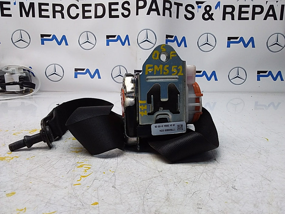 MERCEDES A CLASS  FRONT RIGHT SEAT BELT WITH PRETENSIONER A1778600800 FMS52 OSF