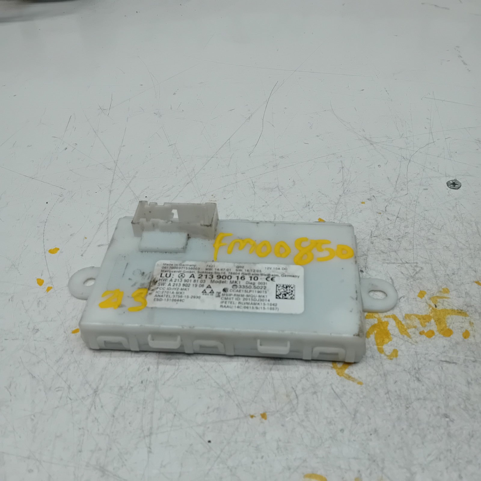 MERCEDES BENZ E-CLASS KEYLESS GO CONTROL UNIT W213 A2139001610 FM00850
