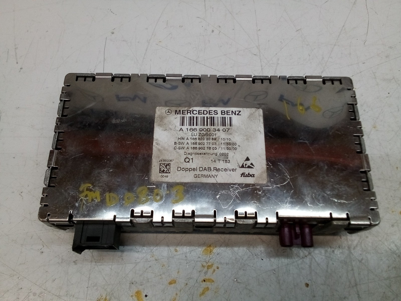 MERCEDES BENZ M-CLASS W166 2013 DIGITAL RADIO CONTROL UNIT A1669003407 FM00803