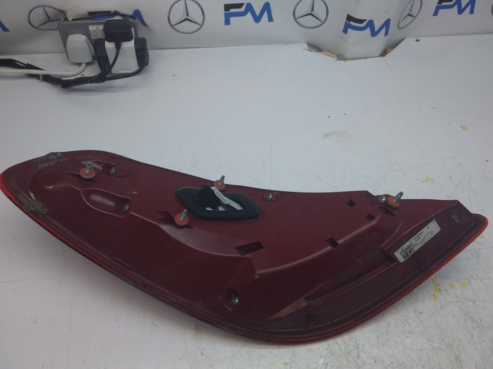 MERCEDES S-CLASS W222 REAR DRIVER O/S TAIL LIGHT A2229065501 2016 FMT86