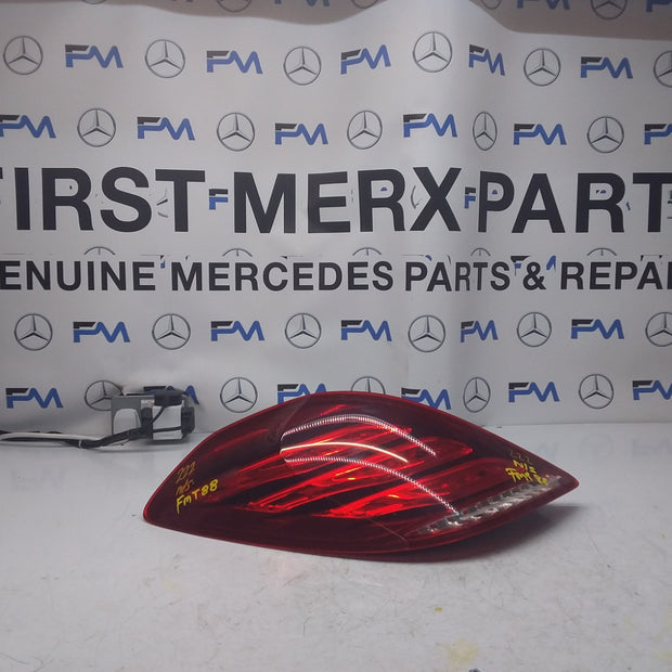 MERCEDES S-CLASS W222 REAR PASSENGER N/S TAIL LIGHT A2229065401 2016 FMT88