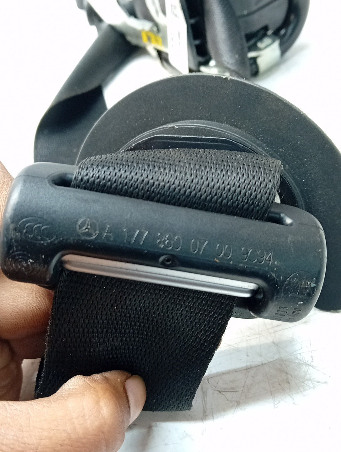 MERCEDES A CLASS  FRONT LEFT SEAT BELT WITH PRETENSIONER A1778600700 FMS77 NSF