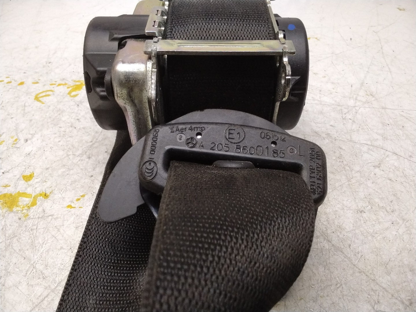 MERCEDES C CLASS SEAT BELT FRONT LEFT PASSENGER SIDE A2058600185 FMS297 NSF