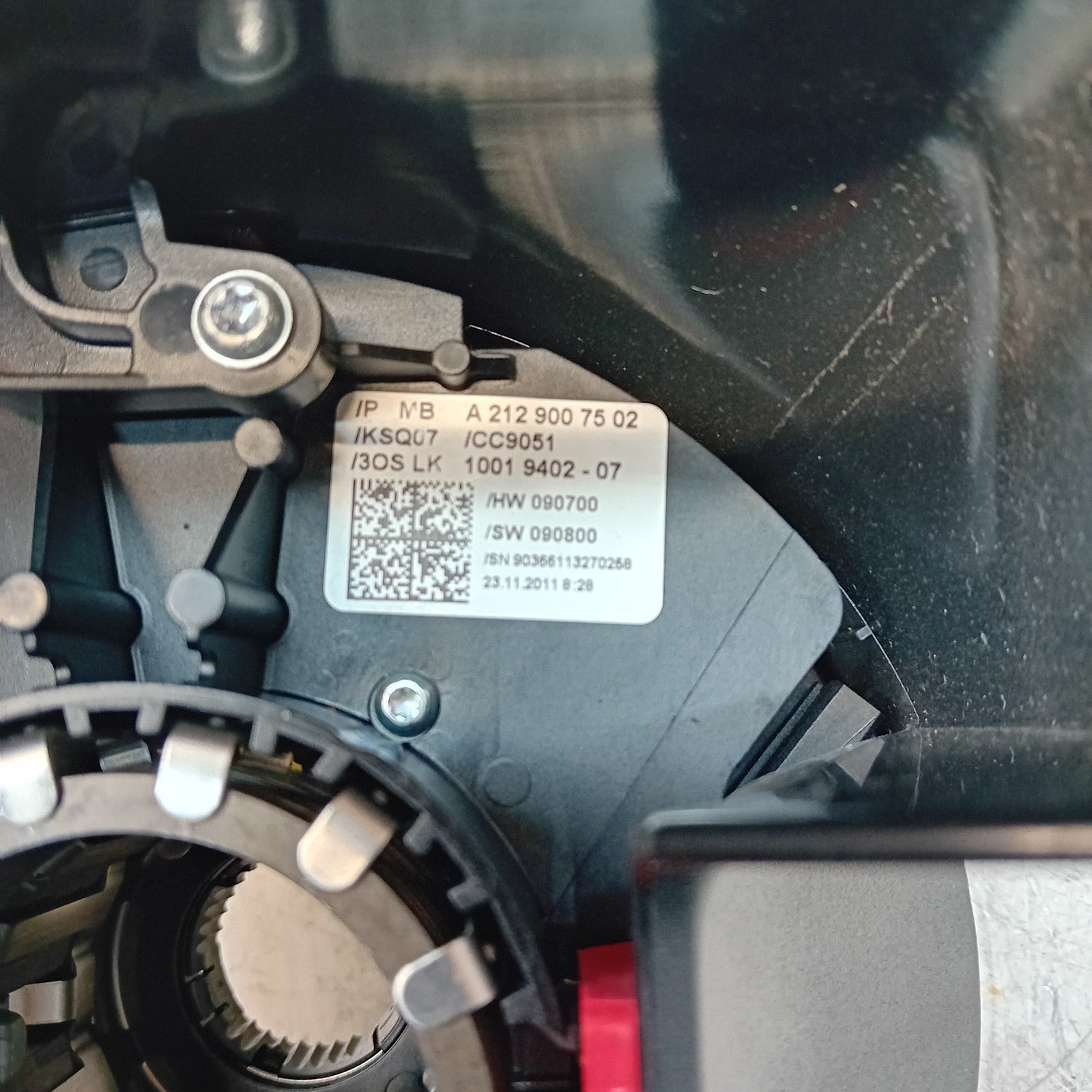 Mercedes C E CLASS INDICATOR/WIPER GEAR SELECT + SQUIB A2129007502 FM001062