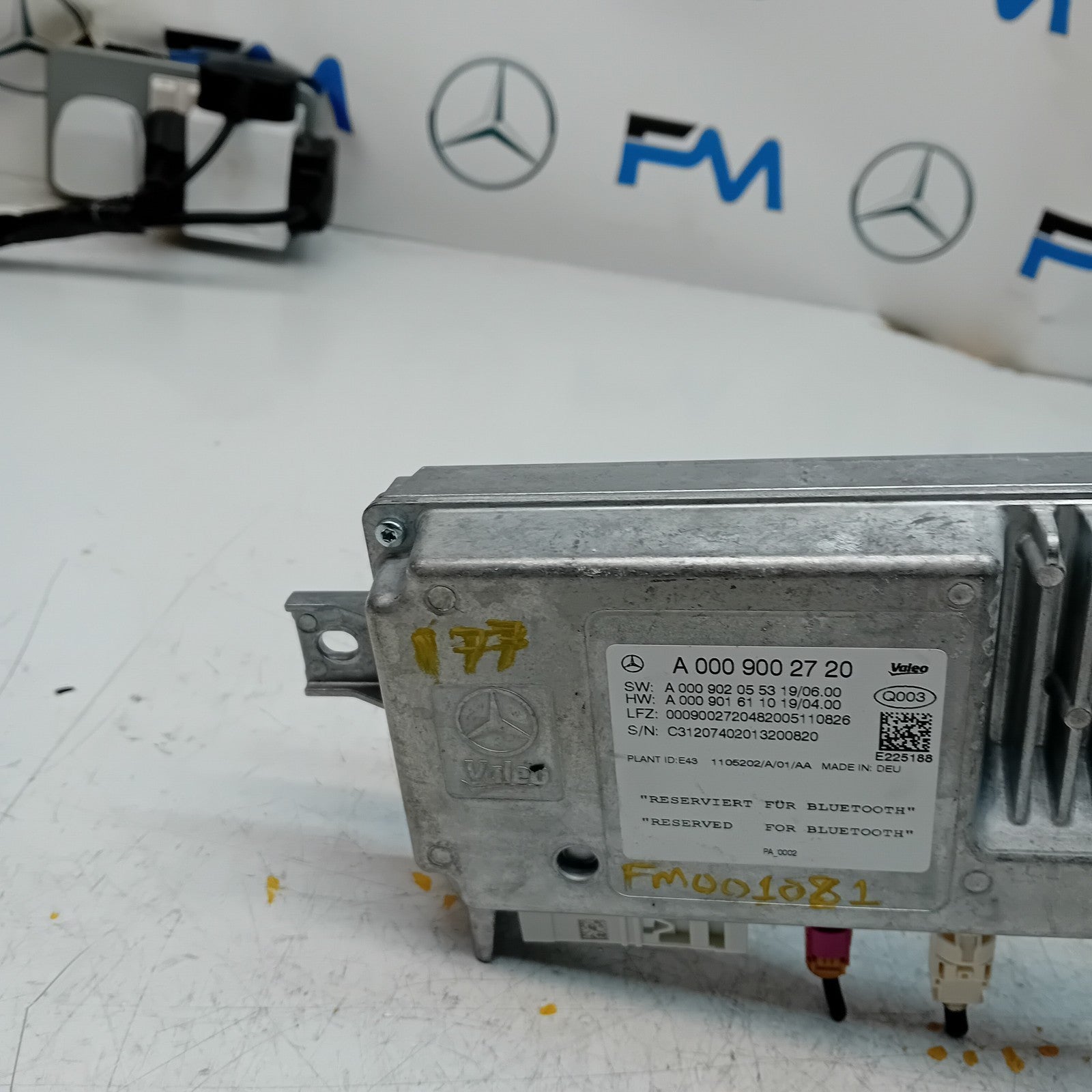 MERCEDES A C-CLASS W177 W205 BLUETOOTH PARKING CONTROL A0009002720 FM001081