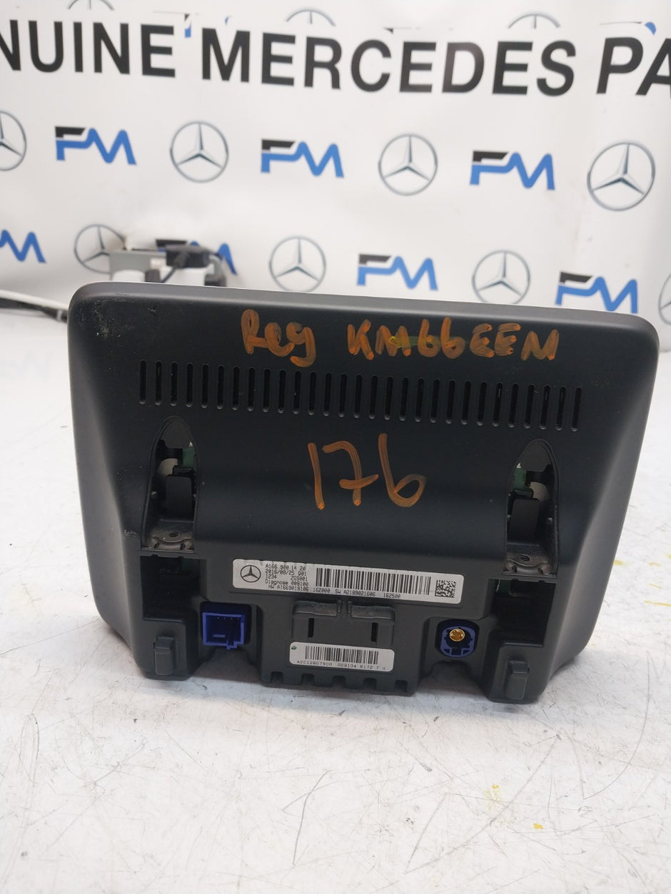 MERCEDES M-CLASS W166 DISPLAY SCREEN A1669001420 2016 FM00712