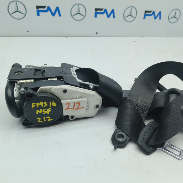 MERCEDES E CLASS W212  SEAT BELT FRONT LEFT PASSENGER SIDE A2128600786 FMS16 NSF
