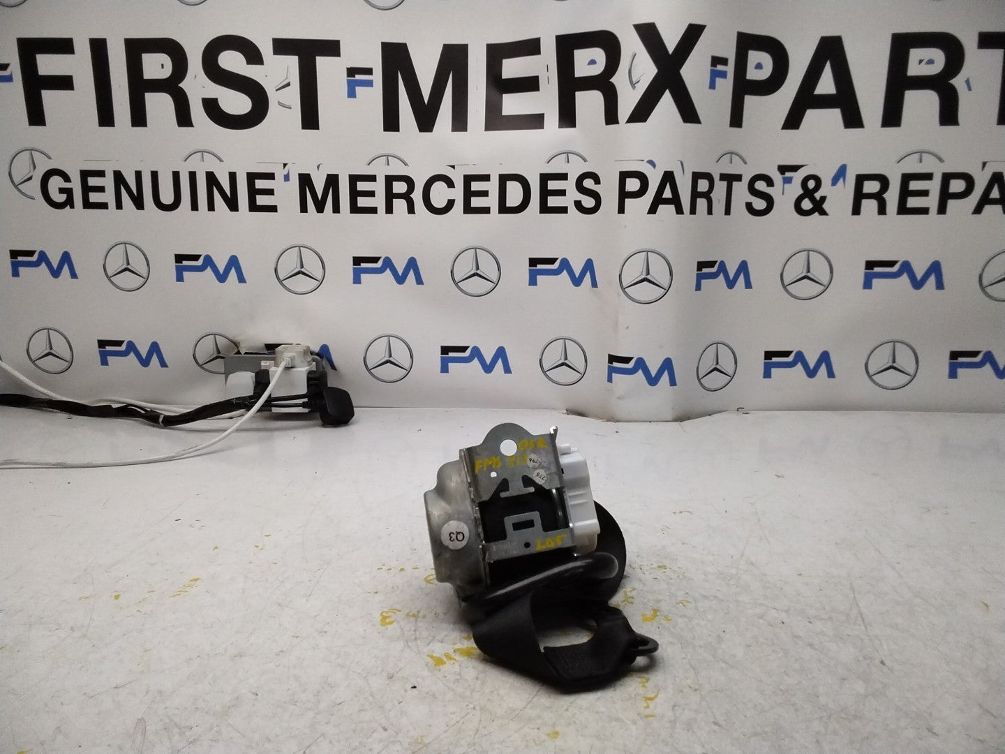 MERCEDES C-CLASS W205 SEAT BELT REAR RIGHT DRIVER SIDE A2058600685 FMS313 OSR