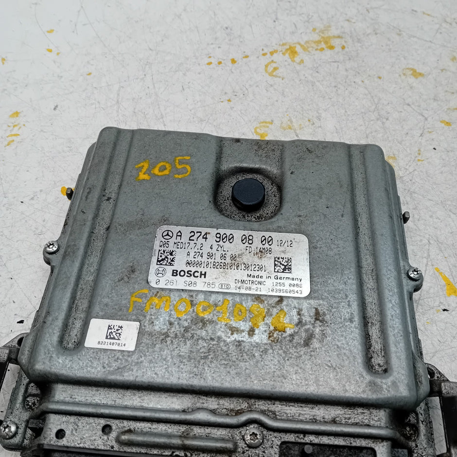 MERCEDES  C CLASS W205 W213 2018 ENGINE  ECU CONTROL MODULE A2749000800 FM001084
