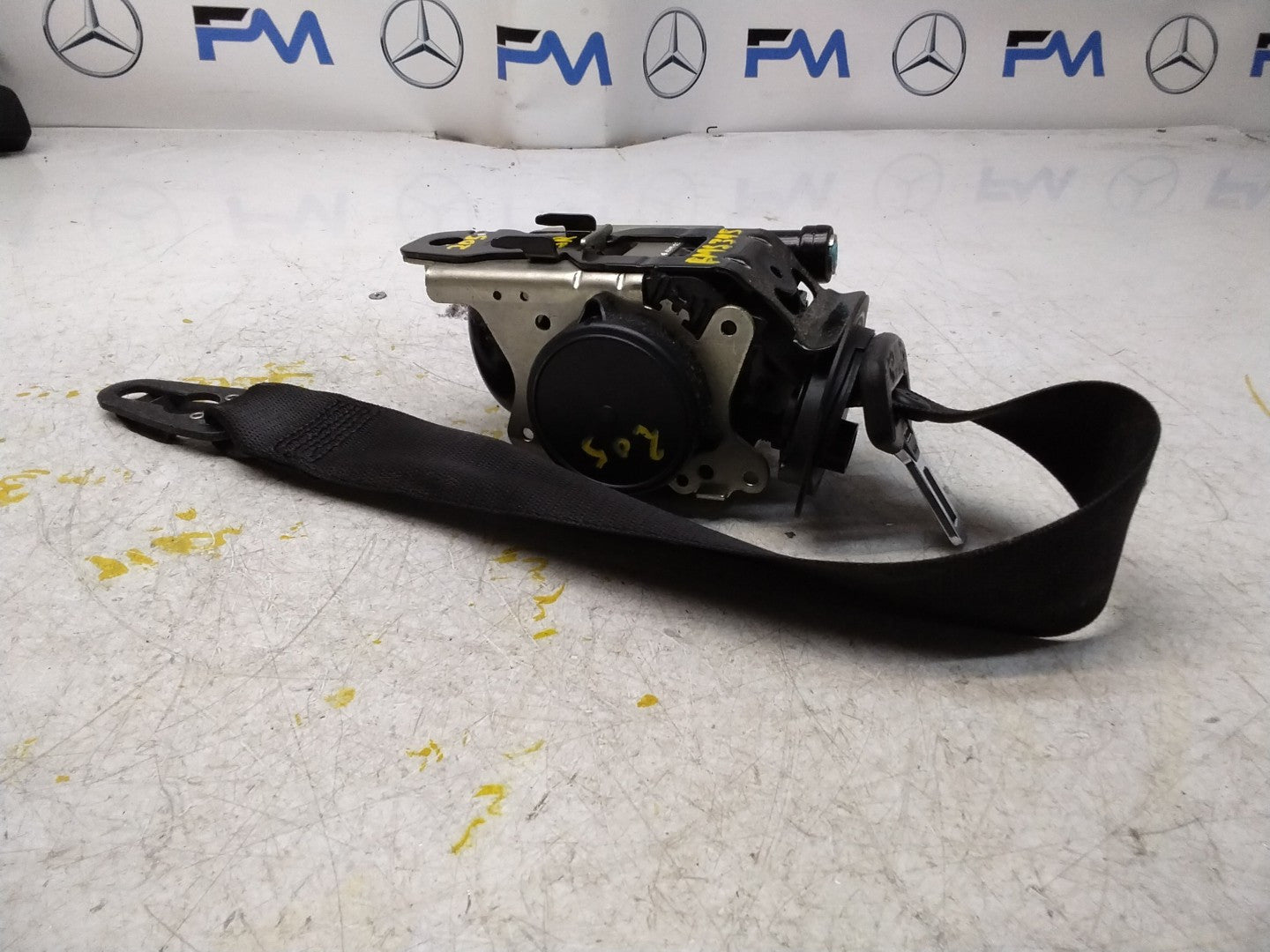 MERCEDES C-CLASS W205 SEAT BELT REAR RIGHT DRIVER SIDE A2058600285 FMS345 OSR