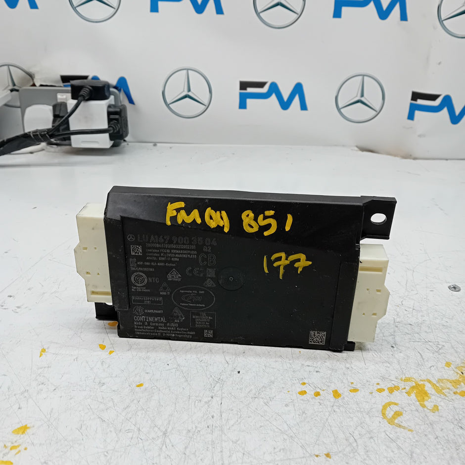 MERCEDES A CLASS IGNITION CONTROL MODULE ECU A1679003504 W177 FM00851