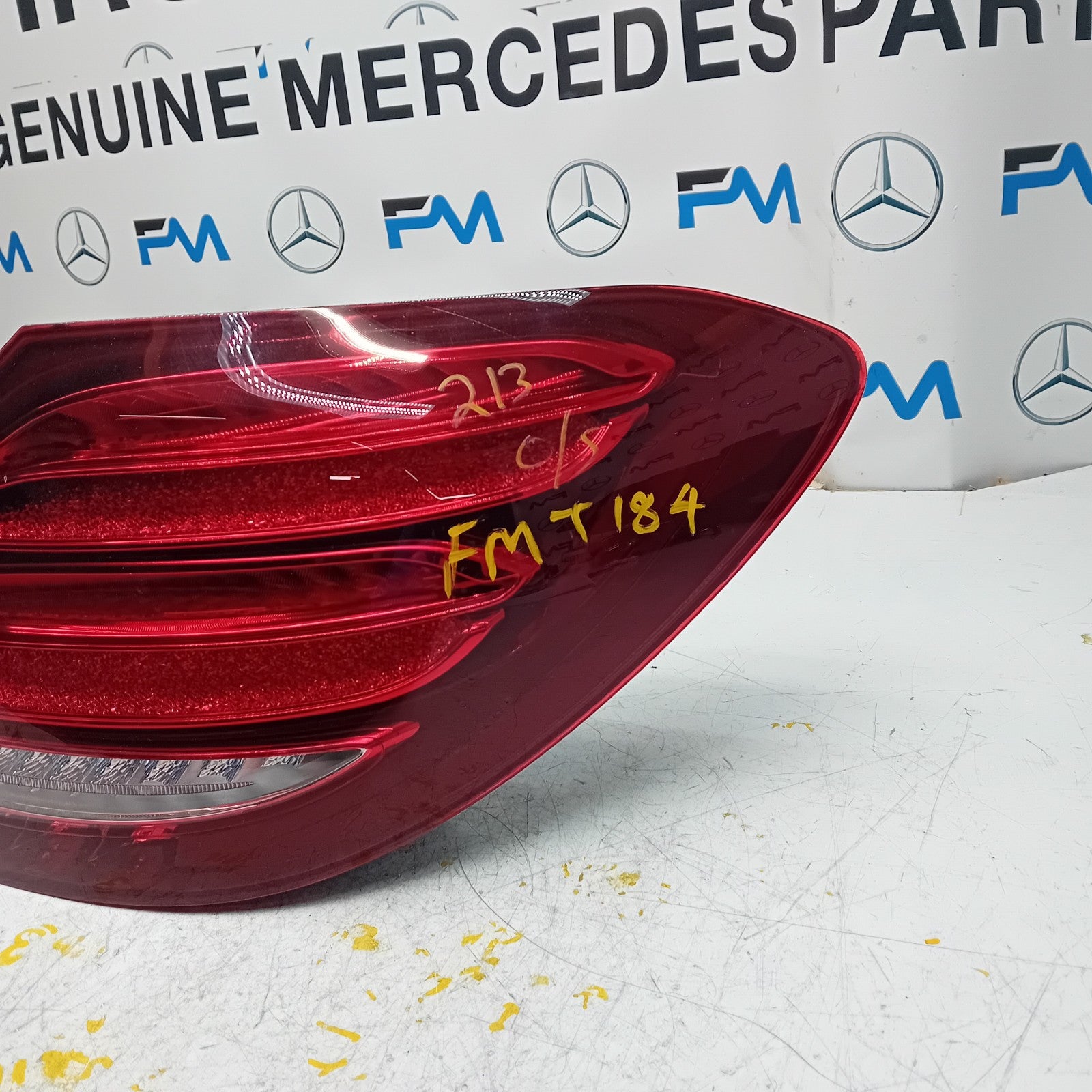 MERCEDES E-CLASS W213 DRIVER SIDE OS REAR TAIL LIGHT FMT184 2023 A2139068000