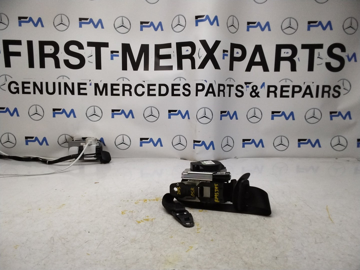 MERCEDES C-CLASS W205 SEAT BELT REAR RIGHT DRIVER SIDE A2058600285 FMS345 OSR