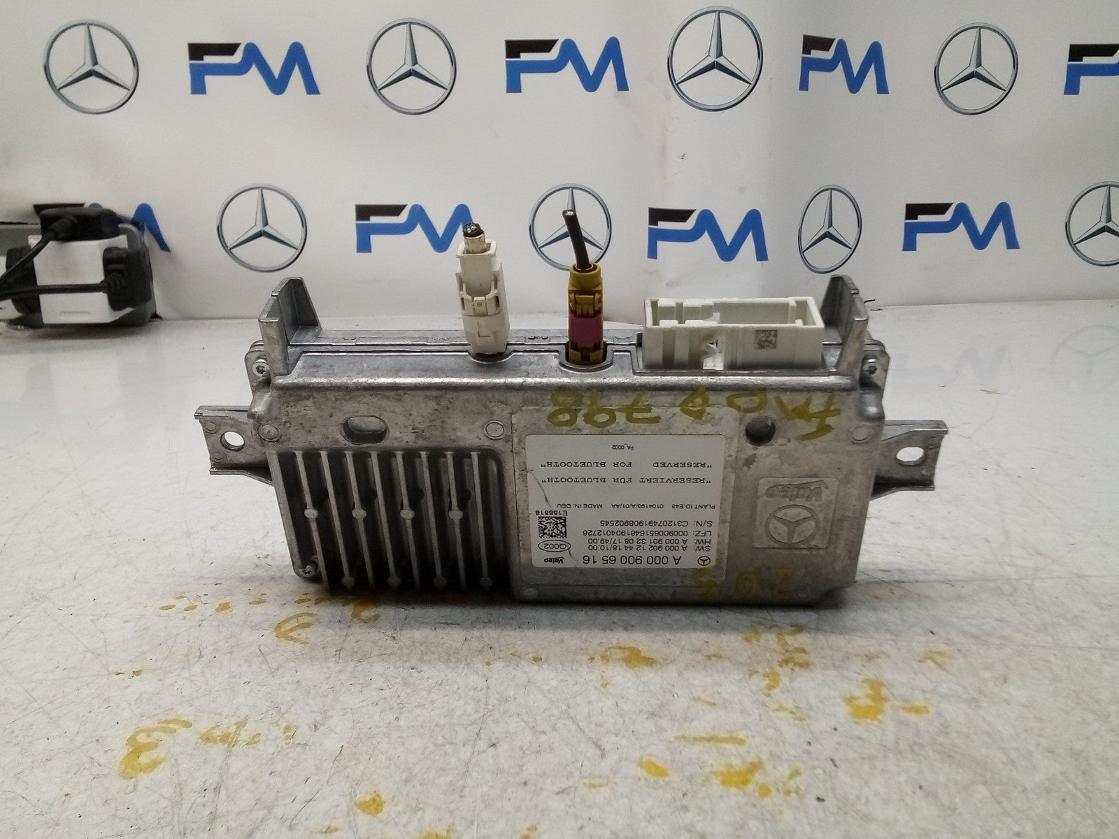 MERCEDES C-CLASS W205 BLUETOOTH PARKING CONTROL A0009006516 FM00798