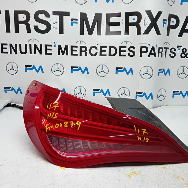 MERCEDES CLA W117 PASSENGER SIDE NS REAR TAIL LIGHT A1179060501 2017 FMT00879