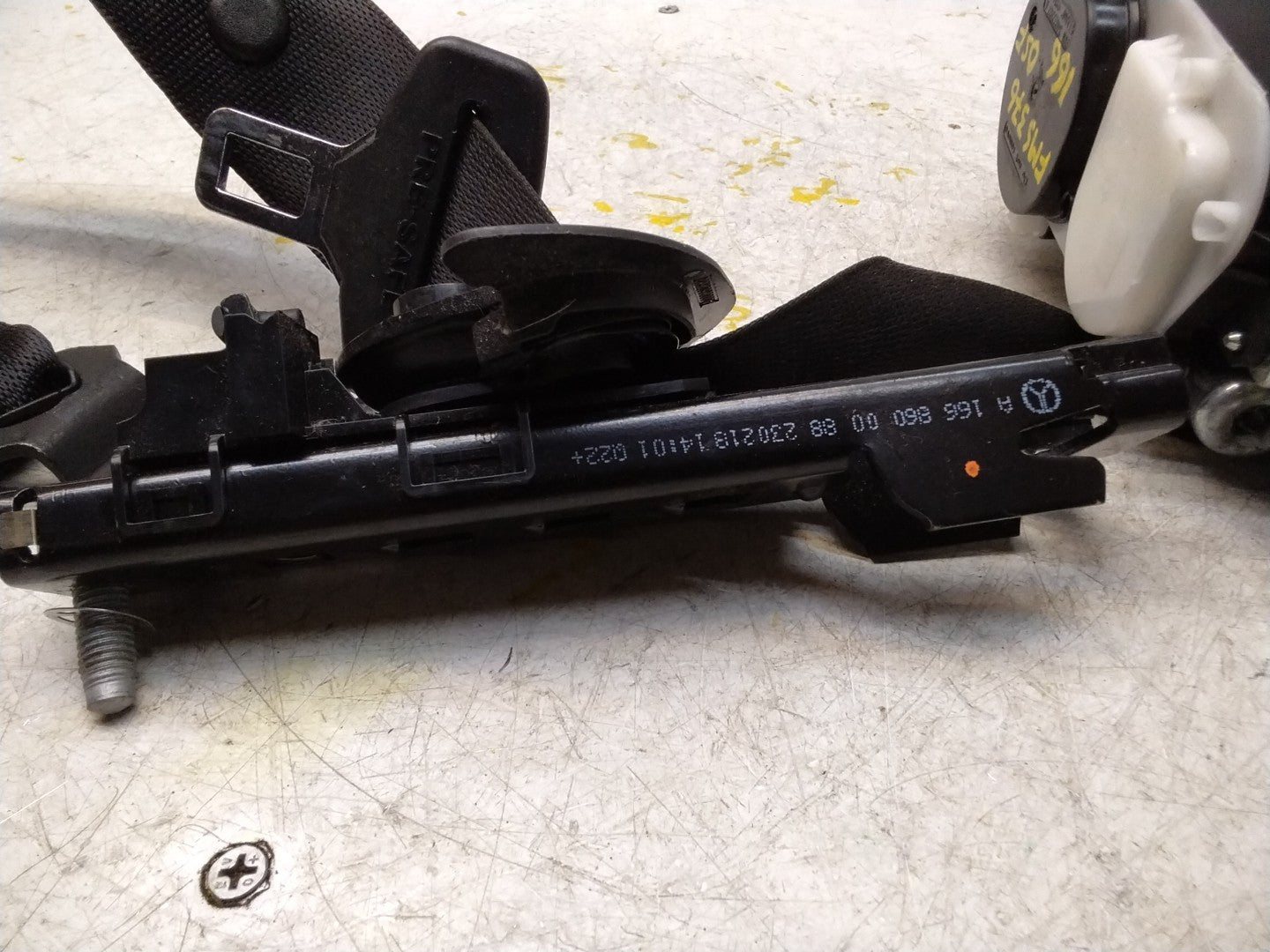 MERCEDES M CLASS GLE SEAT BELT FRONT RIGHT DRIVER A1668601400 W166 FMS376 OSF