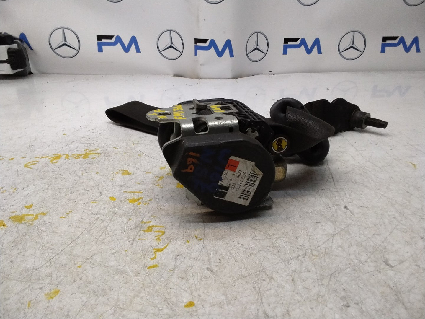 MERCEDES A CLASS W169 BACK SIDE REAR SEAT BELT A1698603385 FMS360 NSR