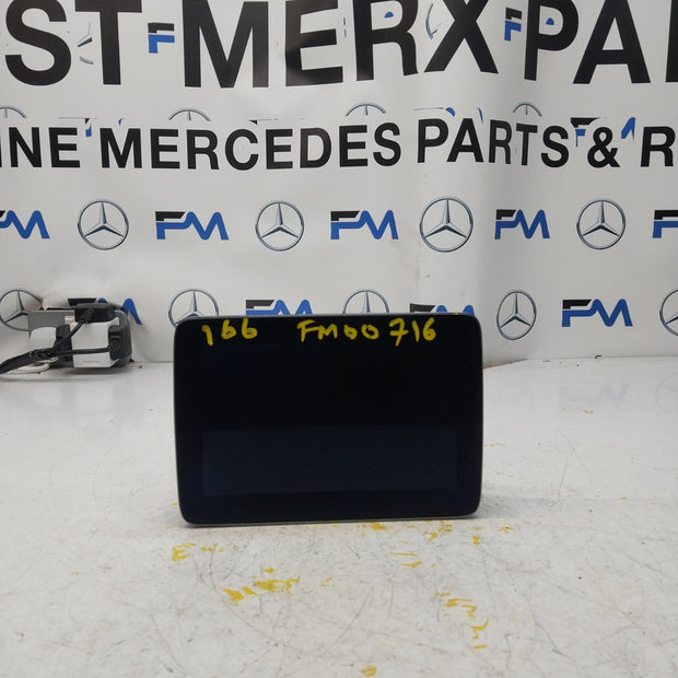 MERCEDES M-CLASS W166 DISPLAY SCREEN A1669001420 2016 FM00716