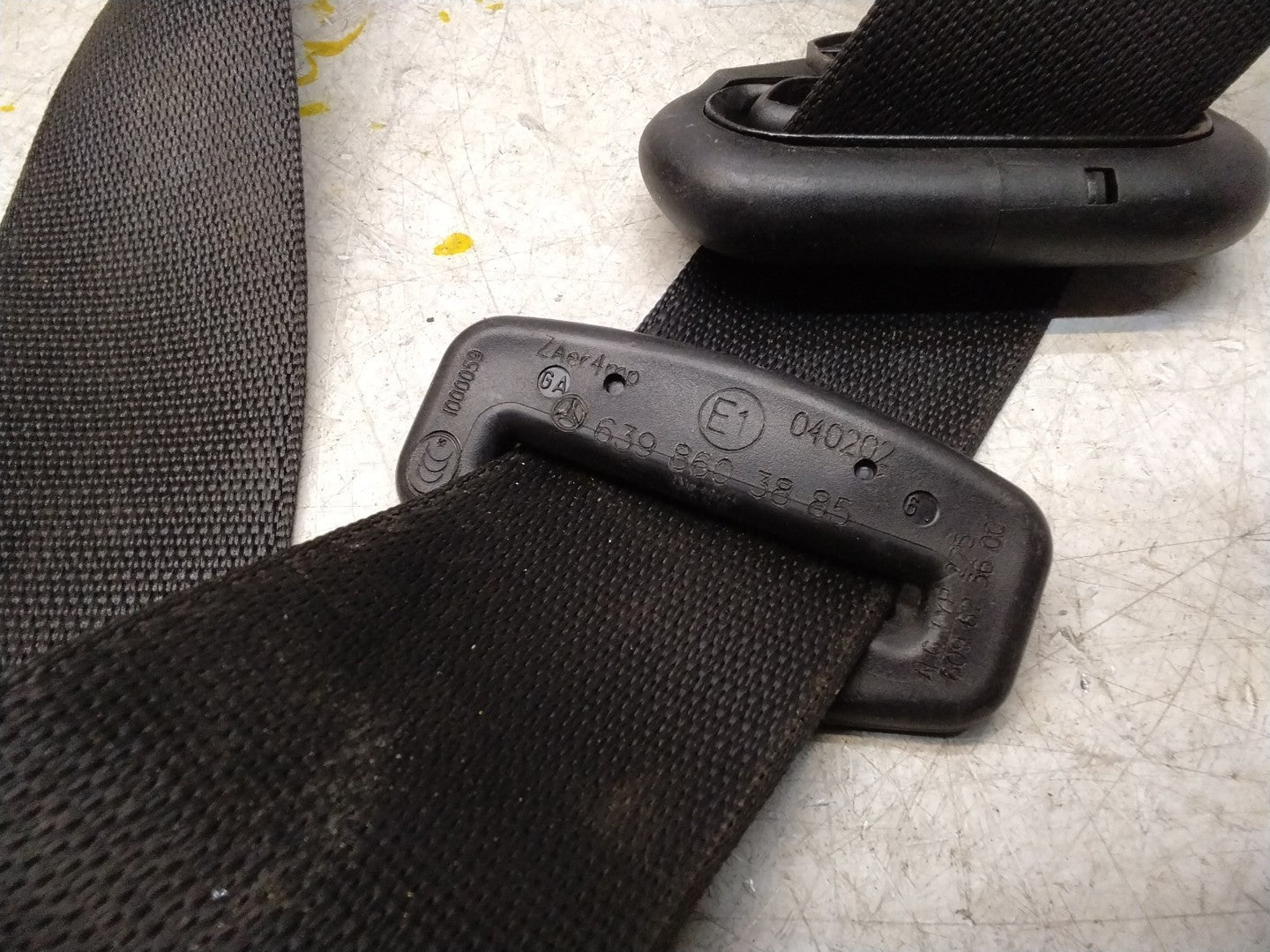 MERCEDES VITO CDI E5 PANEL VAN  SEAT BELT - DRIVER FRONT A6398603885 FMS366 OSF