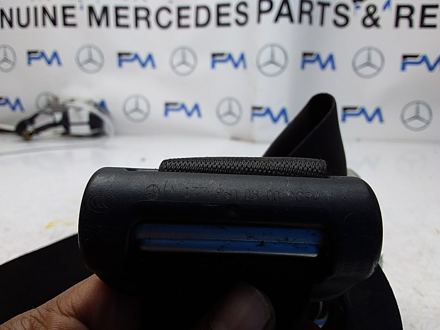 MERCEDES A CLASS  FRONT RIGHT SEAT BELT WITH PRETENSIONER A1778600800 FMS56 OSF