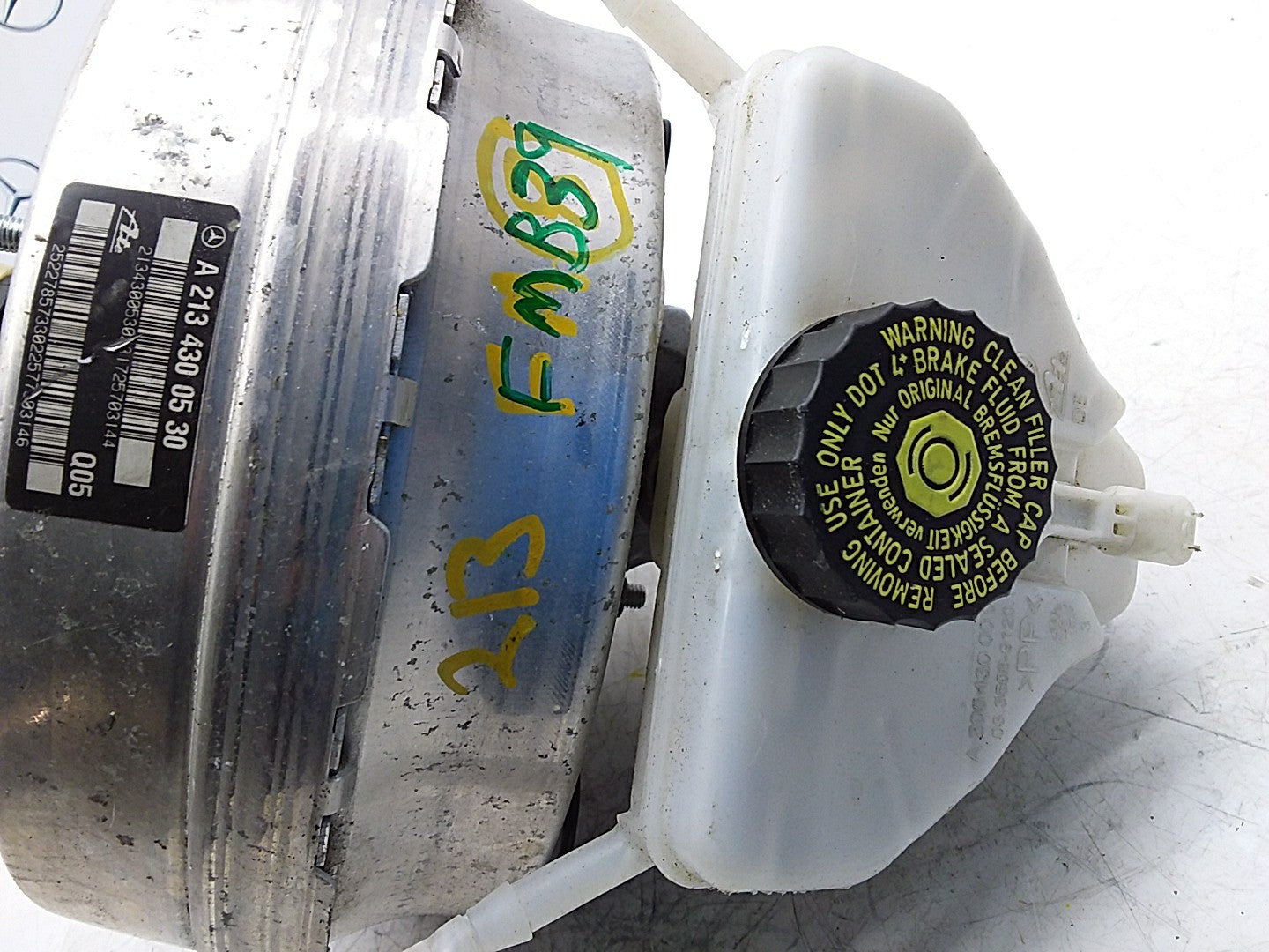 MERCEDES BENZ E-CLASS W213 SERIES 2016 ONWARDS BRAKE SERVO A2134300530 FMB39