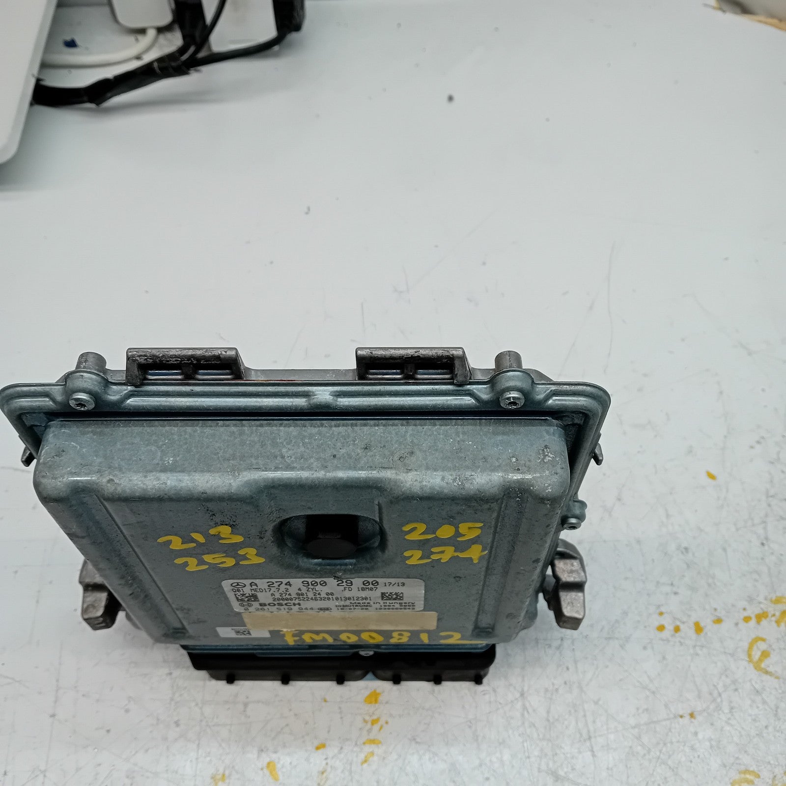 MERCEDES  C-CLASS 2015 ENGINE  ECU CONTROL MODULE A2749002900 FM00812