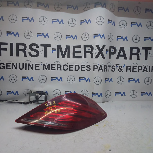 MERCEDES S-CLASS W222 REAR DRIVER O/S TAIL LIGHT A2229065501 2016 FMT86