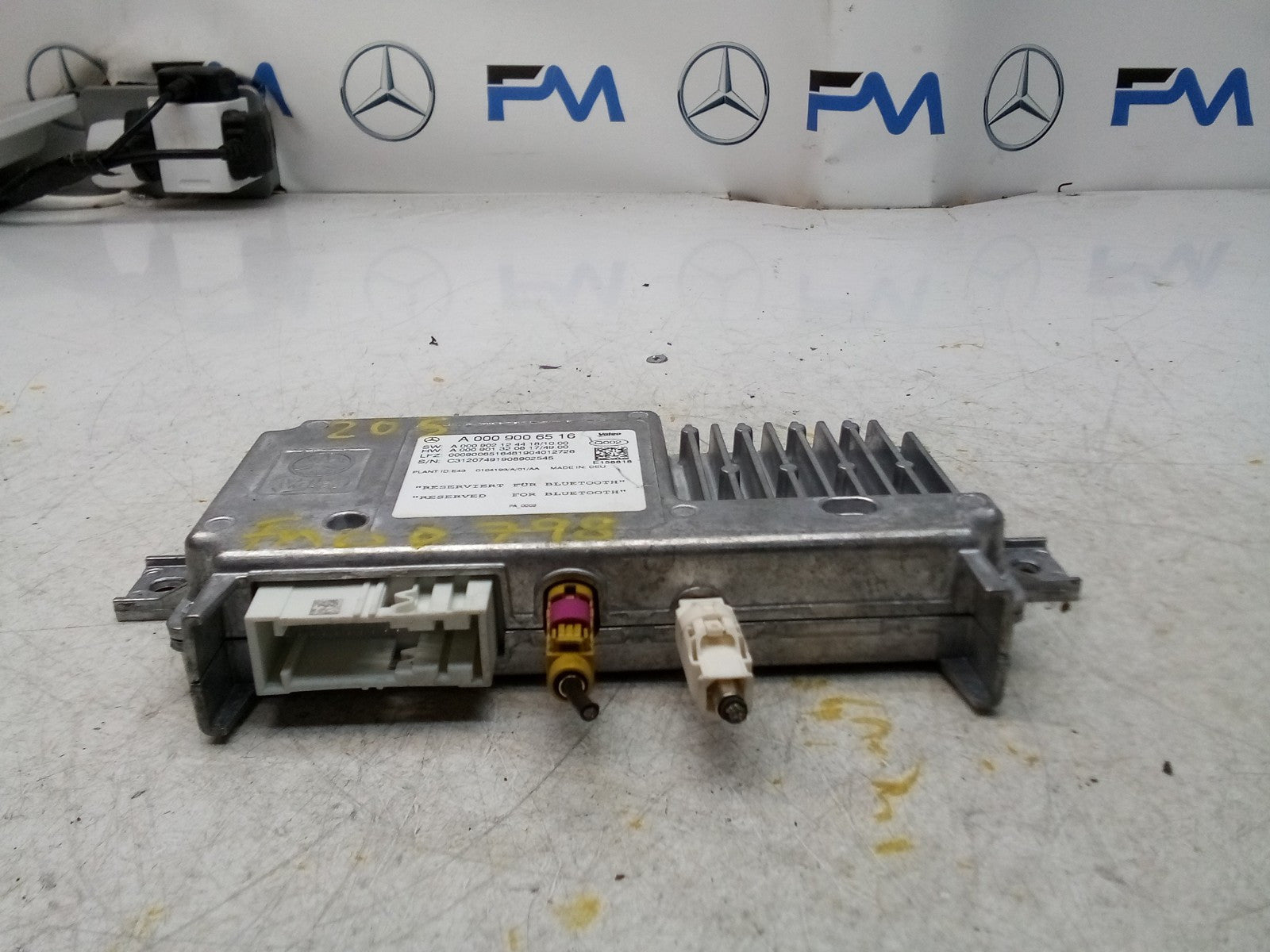 MERCEDES C-CLASS W205 BLUETOOTH PARKING CONTROL A0009006516 FM00798