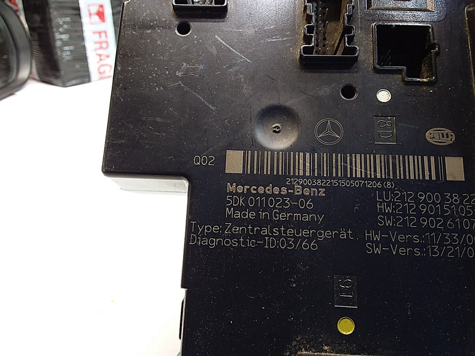MERCEDES BENZ E-CLASS W212 FUSE BOX RELAY A2129003822 FMF108