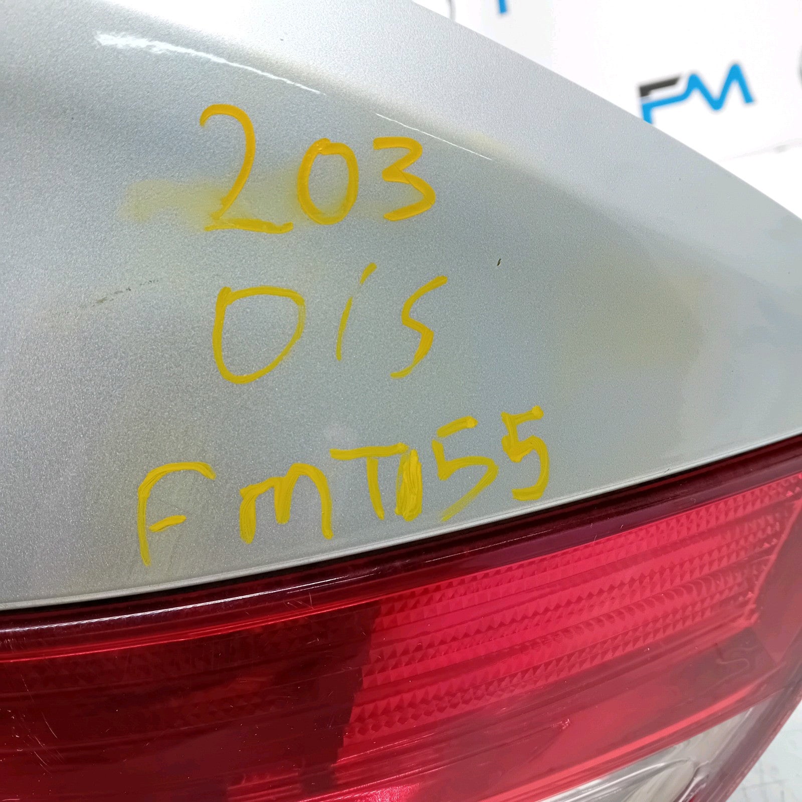 MERCEDES C-CLASS W203 2008 DRIVER OS REAR TAIL LIGHT A2038204864 FMT155
