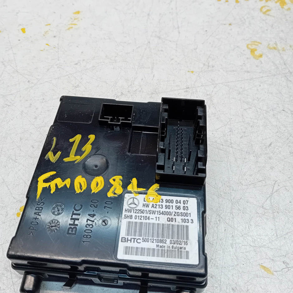MERCEDES E CLASS 2016 W213 AIR CONDITIONING CONTROL MODULE A2139000407 FM00846