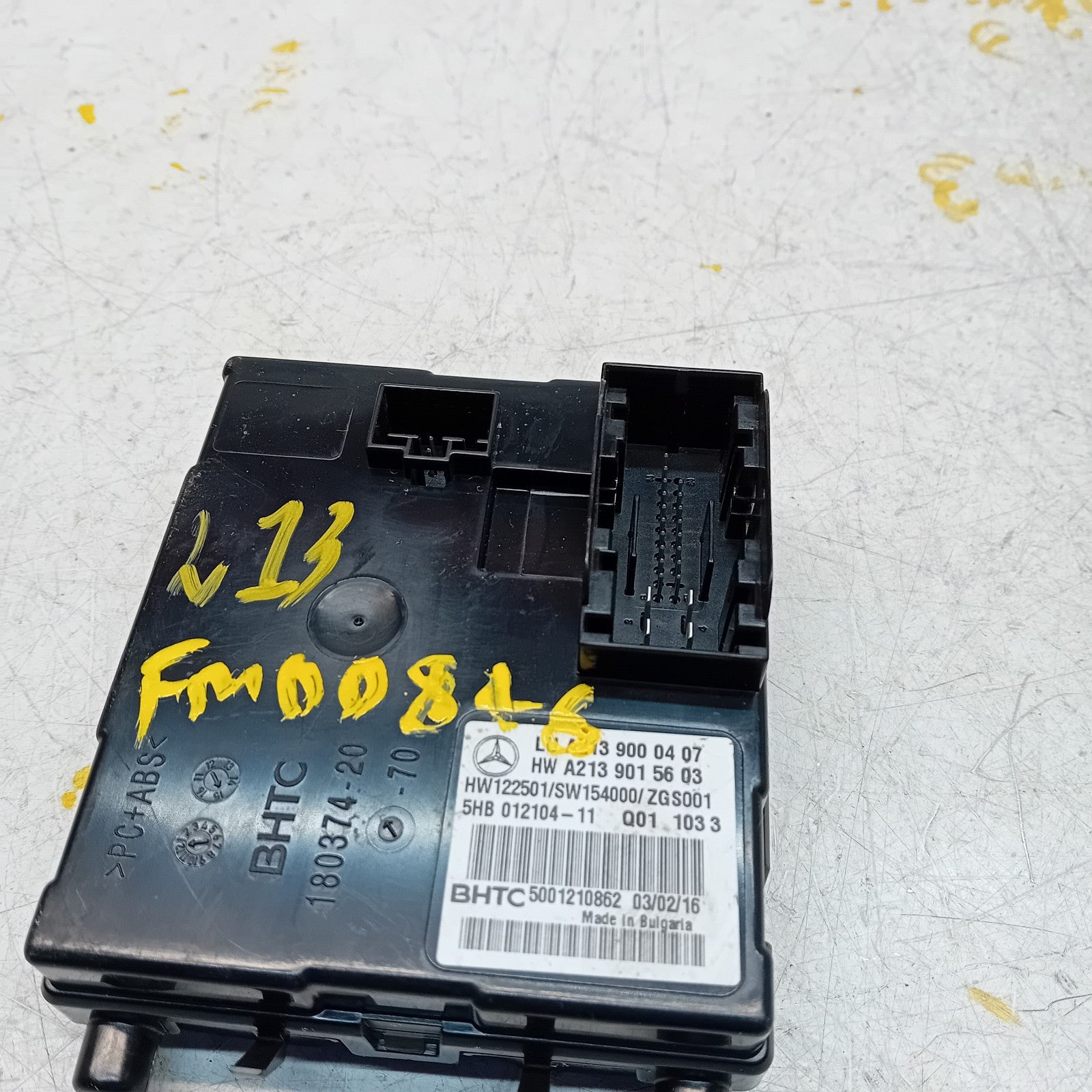 MERCEDES E CLASS 2016 W213 AIR CONDITIONING CONTROL MODULE A2139000407 FM00846